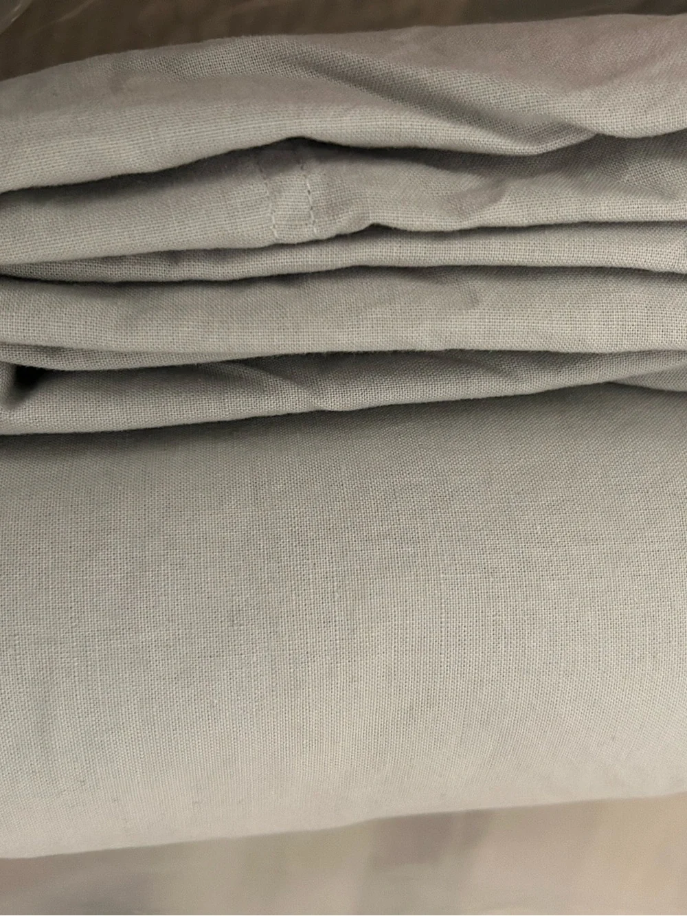 Linen Duvet Cover Set, 100% Washed French Flax Linen Bedding king size